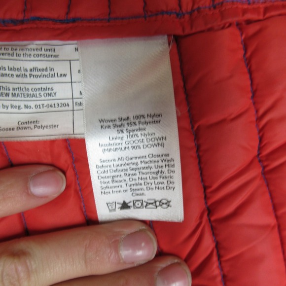 Eddie Bauer Down Jacket Mens Medium? Blue 800 Fill Insulated Puffer First Ascent - Picture 4 of 14